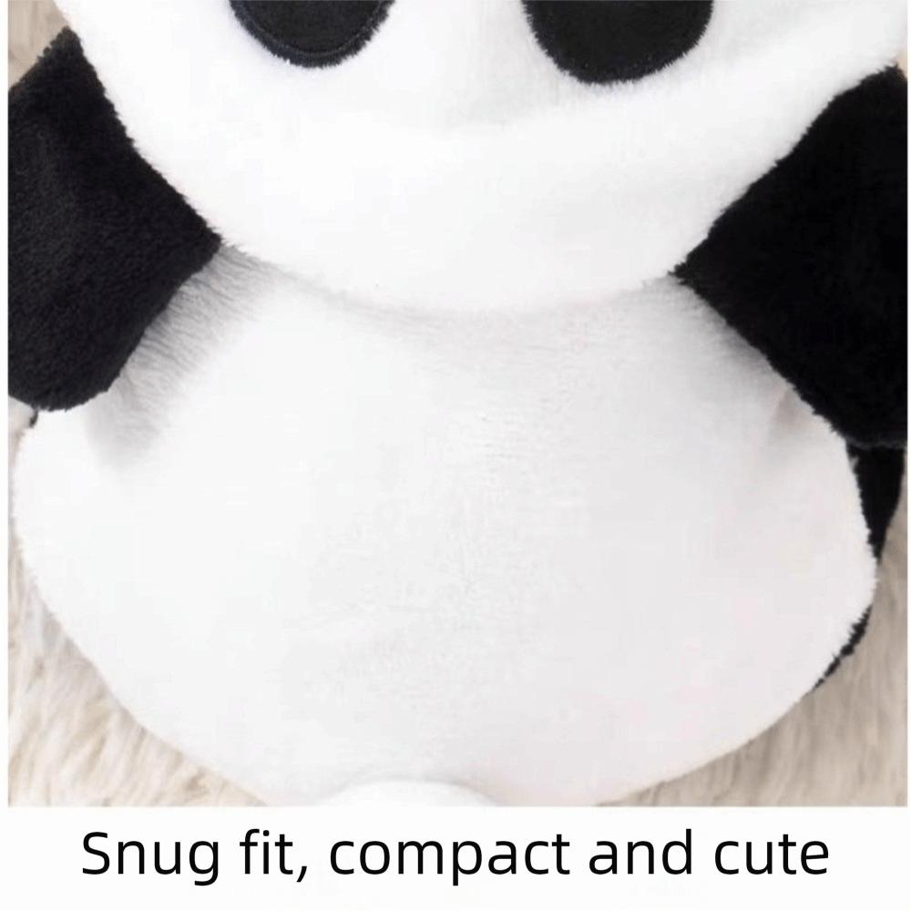 Soft Panda Transformation Dog Clothes Warm Dog Cosplay Costume Winter Dog Clothes Cosplay Party