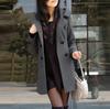Autumn and Winter Thick Woolen Coat Women's Mid-length Hooded and Slim-fitting Woolen Coat
