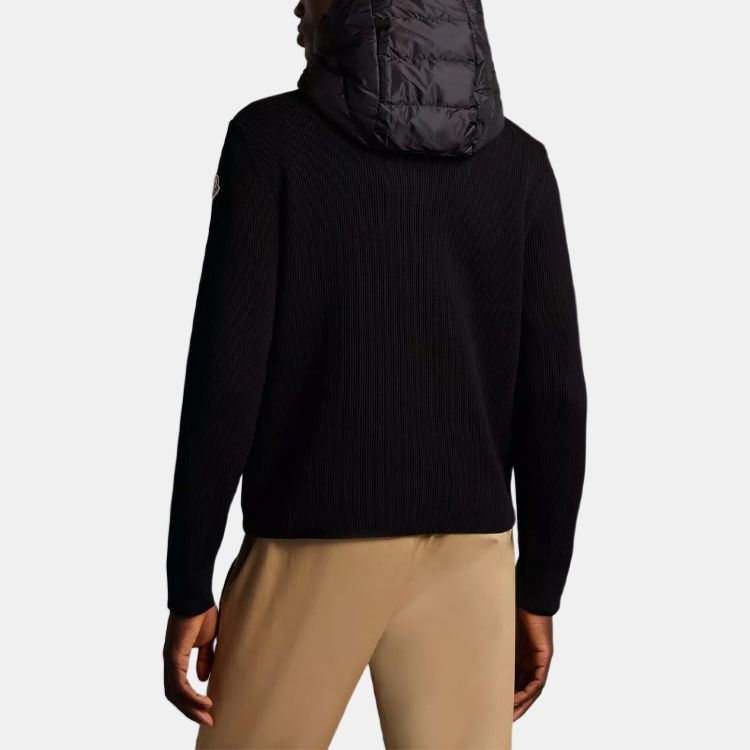 Moncler padded-panel hooded jacket I10919B00005M1367999