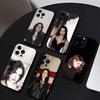 Чехол для телефона L-Lana Del R-Rey для iPhone 16,15,14,13,12,17,Pro Max,Plus Силиконовый Черный Чехол