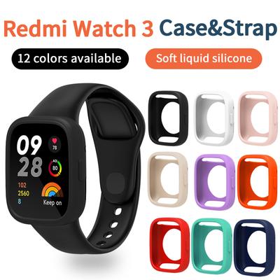 Силиконовый чехол для Redmi Watch 3, активная защита, браслет, сменный ремешок для Xiaomi Redmi Watch3 Lite, защитный чехол