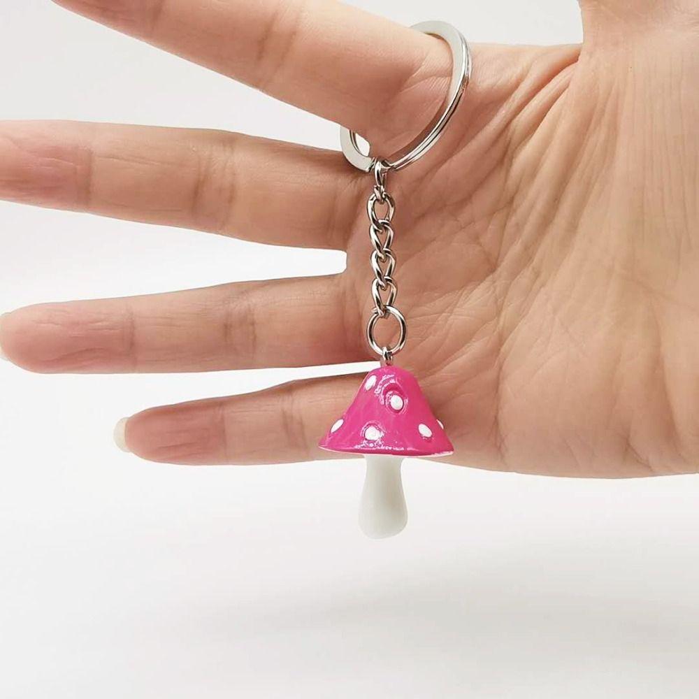 Брелки с мультяшными грибами, имитация растительного брелока, декоративная сумочка, подвеска в виде гриба, ювелирные изделия, подарки