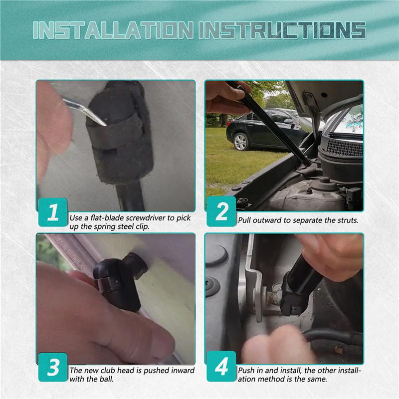 2pcs Front Bonnet Hood Gas Struts 811613Z000 811713Z000 For Hyundai i40 CW VF Sonata 11-19