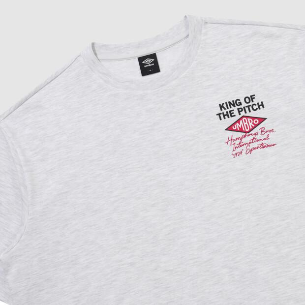 UMBRO Hbl King Of The Peach Short Sleeve T-Shirt White Ur121Crs24 (Type B)