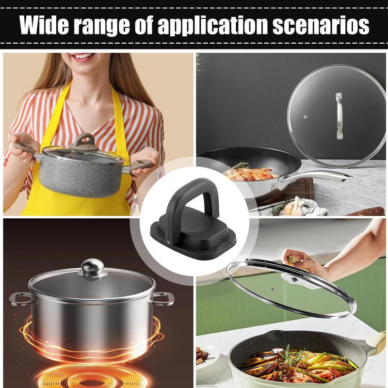 Universal Pot Lid Handle Knob Replacement Kitchen Cookware Pot Pan Lid Anti-Scalding Handle Foldable Kitchen Accessories