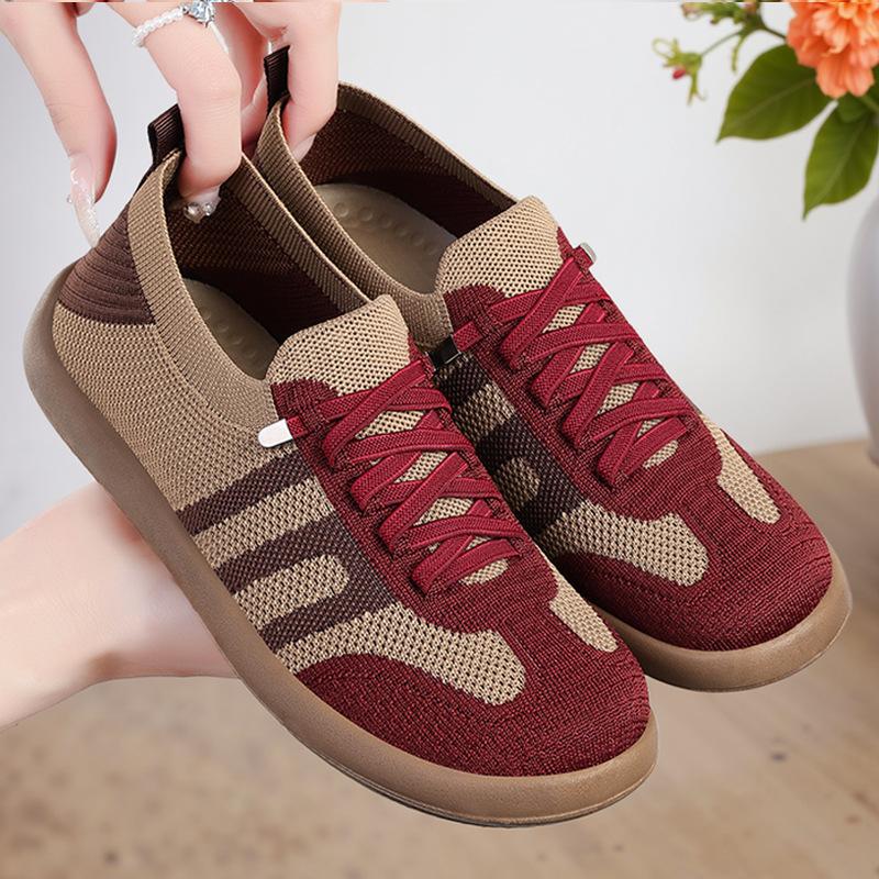 Women's Spring New German Training Shoes Single Shoes Shallow Mouth Breathable Mom Versatile Casual Women's Shoes
