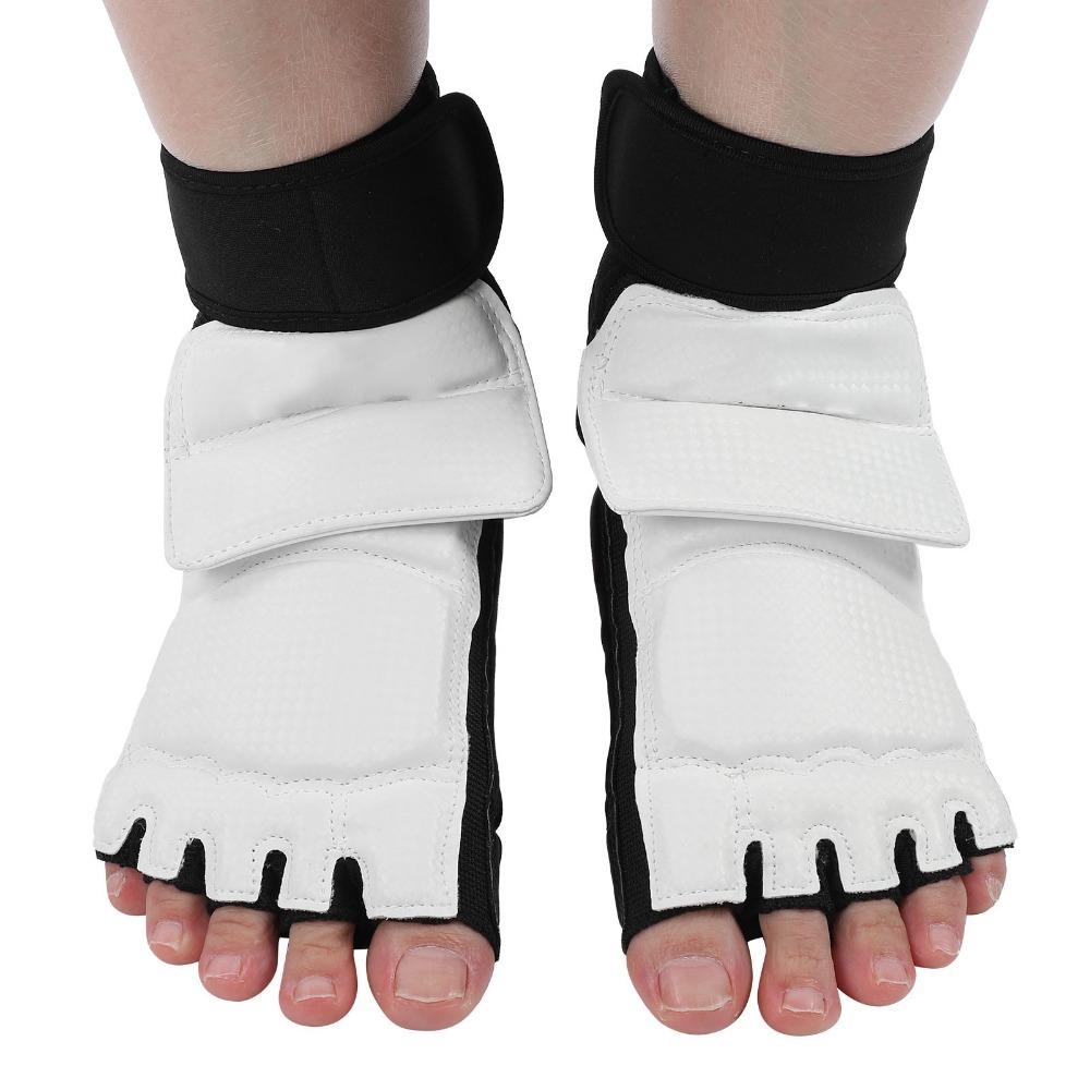 2pcs Padded Palm Sparring Hand Guard PU Fingerless Boxing Gloves Kickboxing Practice