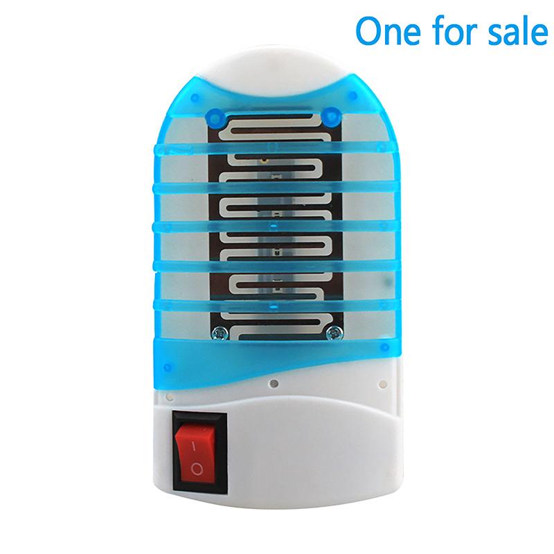 Синий Свет Электрическая Лампа-Уничтожитель Комаров Для Дома, Вставляемая в Розетку, Лампа-Репеллент от Комаров, Хлопушка, Ловушка для Мух