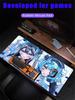 Colorful Cool Girl Mouse Pad Pc Gamer Gaming Keyboard Mat 40x90 Table Cushion Office Carpet Rug Large Playmat Office Accessories
