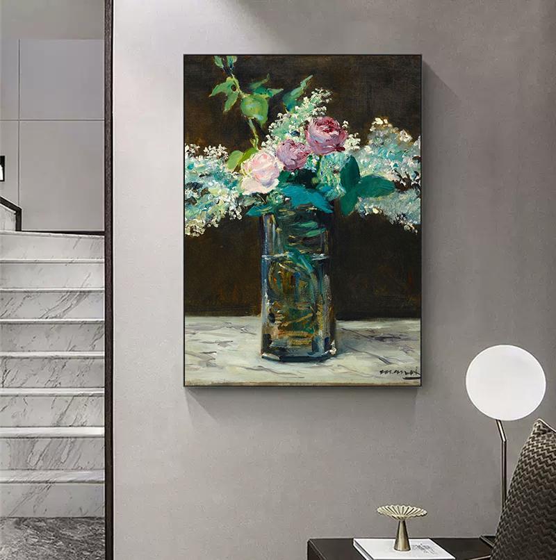 Famous Artist Edouard Manet Artwork Olympia Poster Canvas Painting Wall Art For Modern Living Room Home Decoration Cuadros