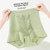 Женские летние бесшовные корректирующие трусы-шорты из кружева и шелка с высокой талией, впитывающие, для подтяжки живота и бедер, стрейч