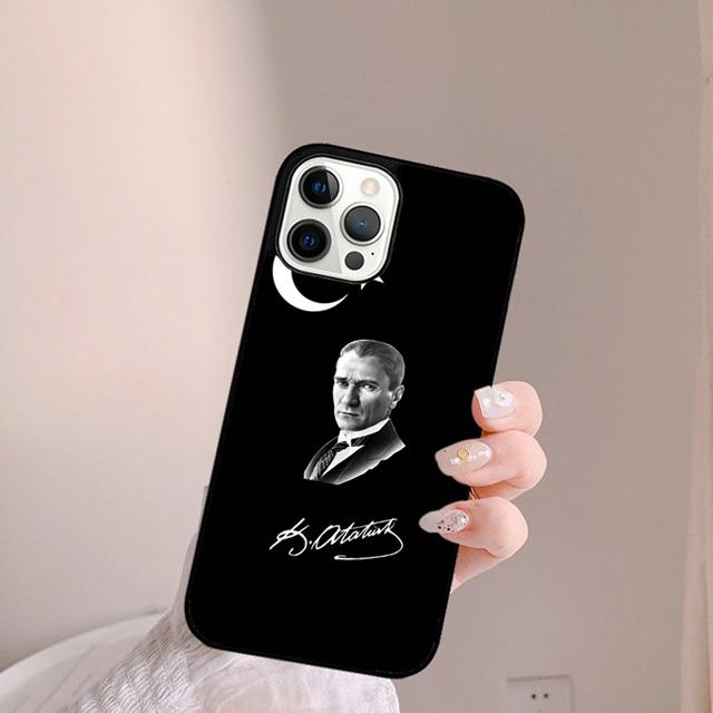 Чехол для телефона с подписью Мустафы Кемаля Ататюрка для iPhone 17 Air 16 15 14 13 11 12 Pro Max Plus Shell Coque