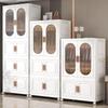 Shengbai Folding Double-Door Wardrobe Storage Cabinet