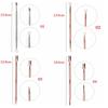 Manicure Tool Stainless Steel Triangle Rod Nail Polish Remover UV Gel Clean Stick Cuticle Pusher