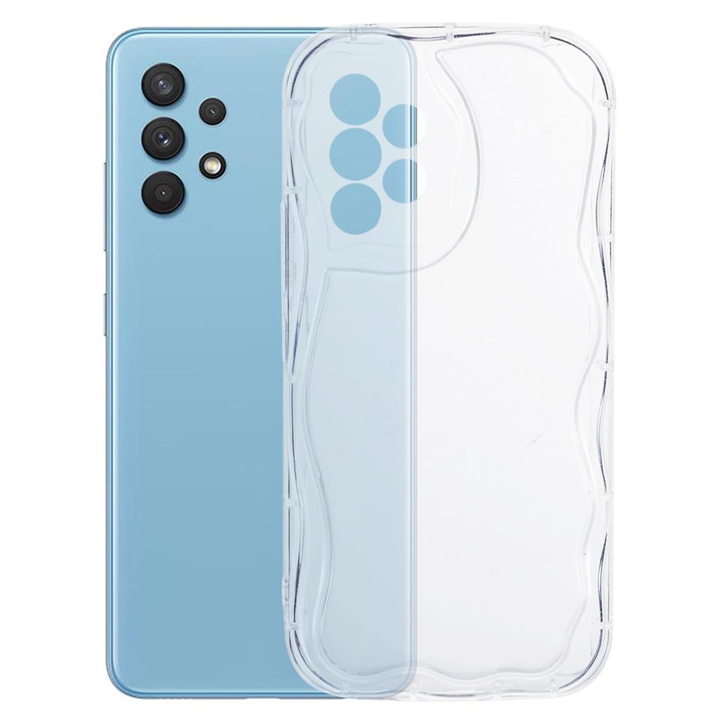 YX Series For Samsung Galaxy A32 4G (EU Version) Shockproof Case Wave Shape Precise Cutout TPU Phone Cover