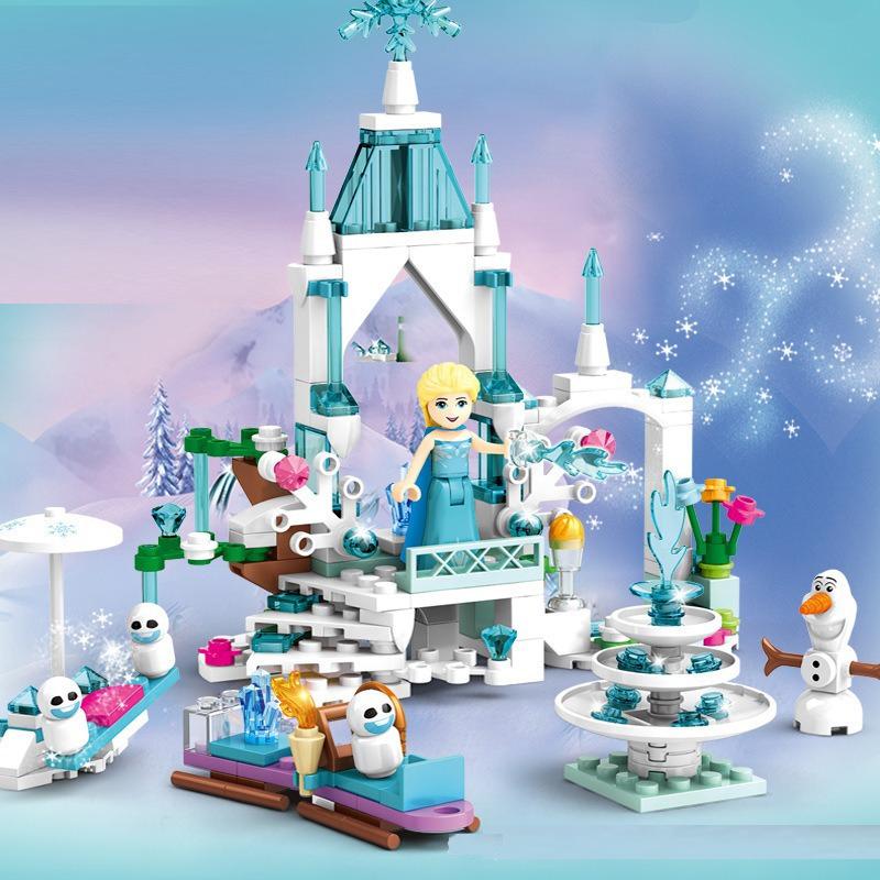 KT_LE-GO Для Девочки (С коробкой)Строительные блоки KT_LE-GO KT_LE-GO для детей Серия Gir Friends Принцесса Замороженная