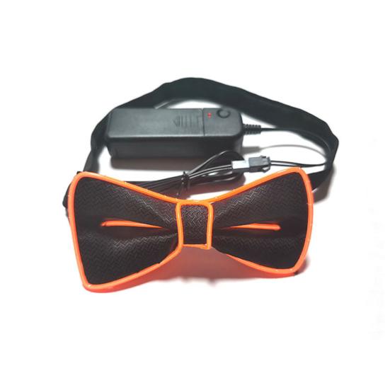 Светодиодный галстук-бабочка светится в темноте, регулируемая кнопка, различные режимы освещения для вечеринок, свадеб, Хэллоуина, косплея