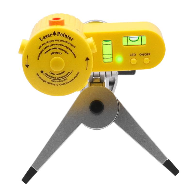 4 In 1 Laser Level Multifunction Household Level Ruler Measuring Laser Ruler With Rotate Tripod Ertical Horizontal Level Tools