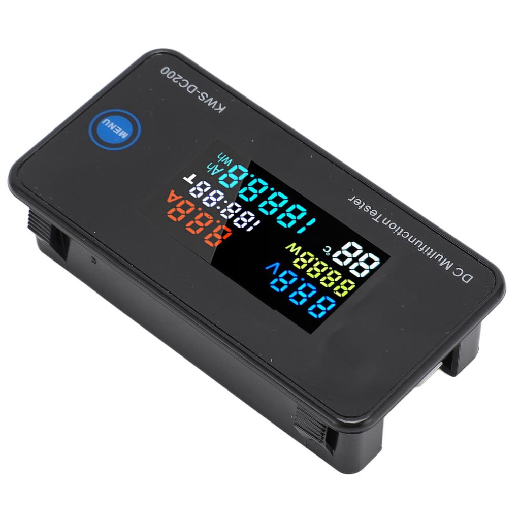 DC Digital Voltmeter Ammeter DC200 50A LCD Color Display 7 In 1 Multifunction DC Multimeter Tester for Factory