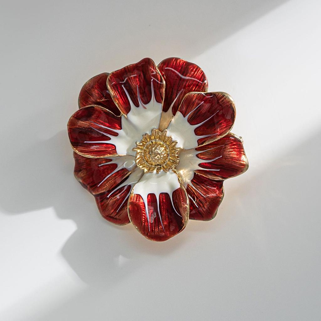 Senior Brooches Flower Leaf Brooch Pins for Women Suit Pendant Fashion Brooches Jewelry