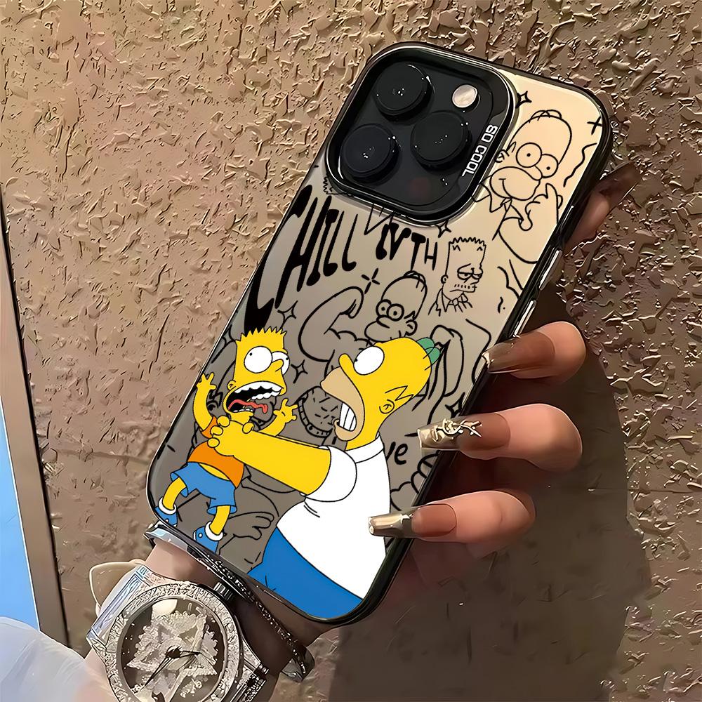 Смешной Мультяшный Чехол для Телефона S-Simpsons для Samsung Galaxy S26 S25 S24 S23 S22 S21 S20 Note20 FE Ultra Edge Plus 4G 5G Противоударный