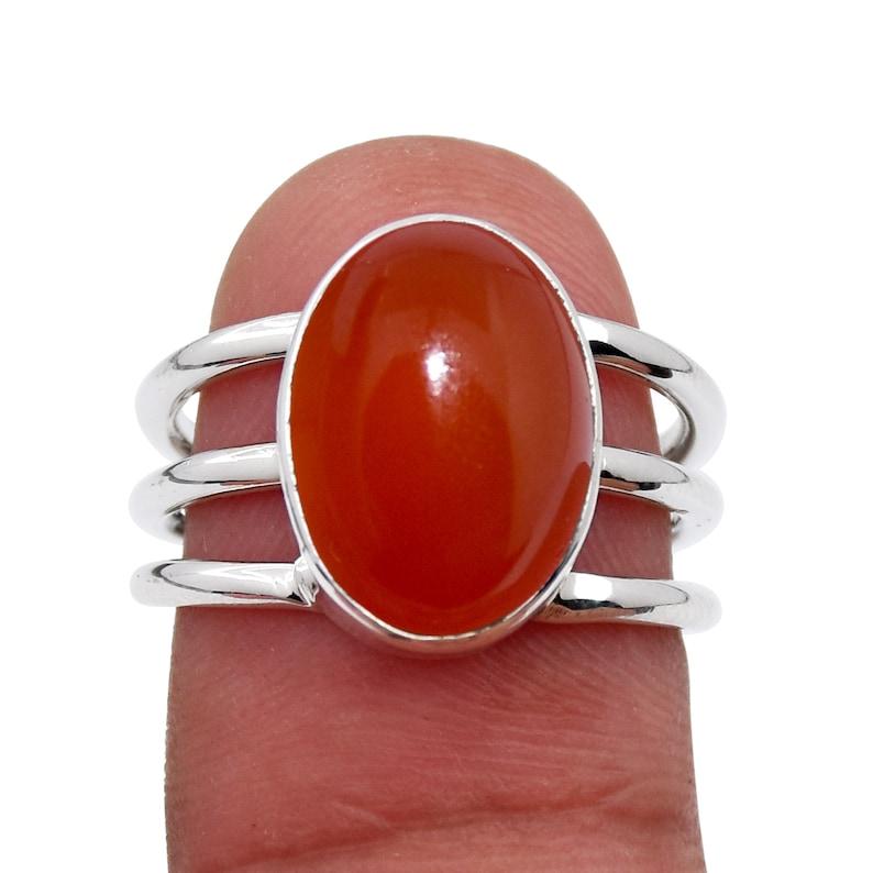 Кольцо с овальным драгоценным камнем из сердолика, кольцо ручной работы, дизайнерское кольцо, кольцо с кабошоном, эффектное кольцо, ювелирные изделия из серебра 925 пробы