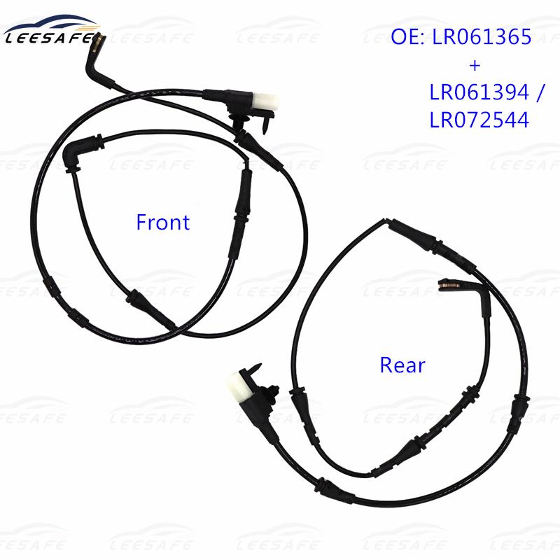 Front+Rear Axle Brake Pad Wear Sensor LR061365 + LR061394 LR072544 for LAND ROVER Discovery Sport L550 Brake Line Replacement