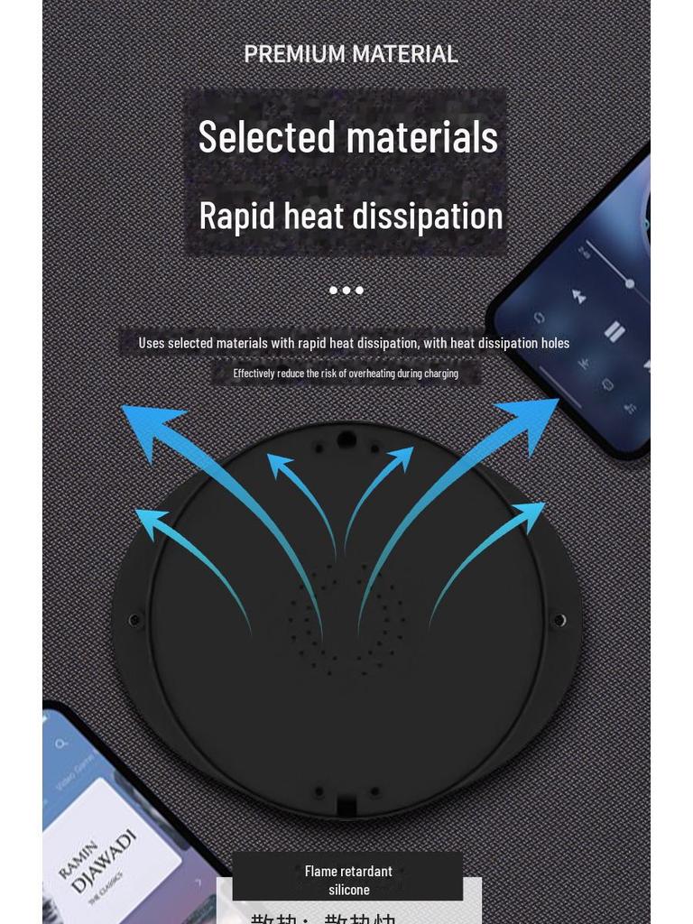 Скрытое беспроводное зарядное устройство дальнего действия под столом 23 мм для домашнего использования