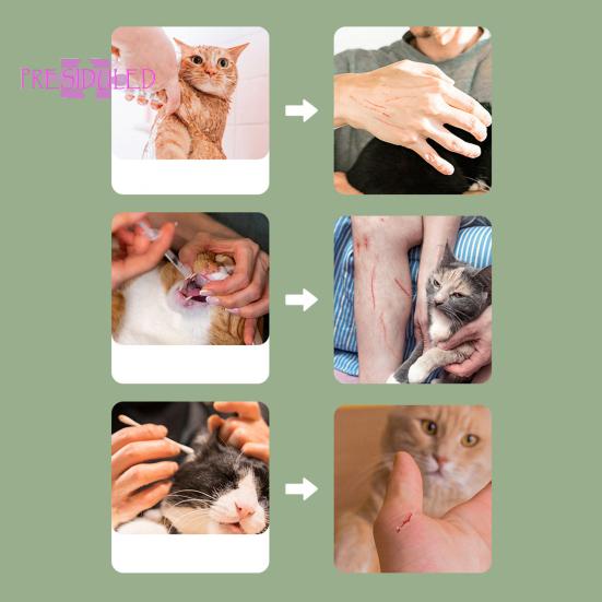 4 шт., чехол для ног кошки, защита от протечек, мягкие выпуклые точки, защита от царапин, силиконовая защита кошачьих лап, товары для домашних животных