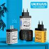 220 В 5 портов Быстрое зарядное устройство Type C Quick Charge USB Сетевой адаптер для зарядки мобильных телефонов Xiaomi Redmi iPhone Samsung