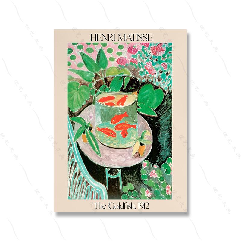 Матисс Плакат Печать Настенная Художественная Выставка Галерея Живопись Домашний Декор Ретро Абстракция Элегантная Картина Маслом Комната Девушка Смешной Холст