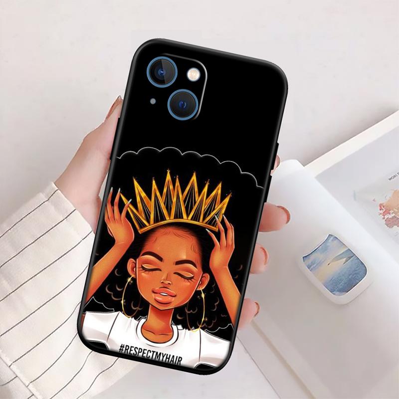 RP57 Poppin Black Girl Case for Samsung M06 M15 M16 M35 M55 M56 A36 A42 A50 A50S A51 A52 A32 A33 A05 A05S A06 A16 A20