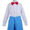 Scione аниме косплей костюм детектив Конан полный комплект 5 шт. одежда для косплея синяя униформа