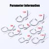 New Invention Size 6#-13# 12pcs/pack High Carbon Steel Fishing Hooks Sharp Barbed Self-reversing Hooks for Carp Fishing