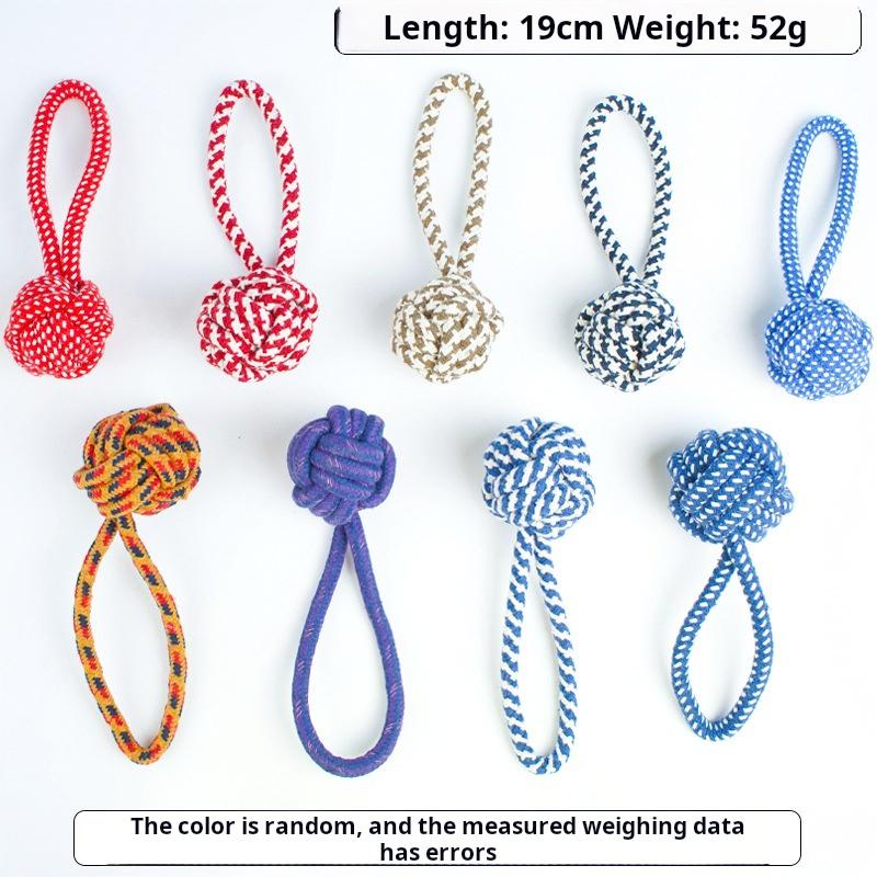Для больших собак Игрушка для собак на веревке Интерактивная игрушка Мяч для дрессировки Игрушка для игрушек для маленьких и средних собак Для домашних животных Игрушка для жевания домашних животных Нежные украшения