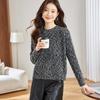 Srcr Women's 100% Wool Retro Knit Sweater