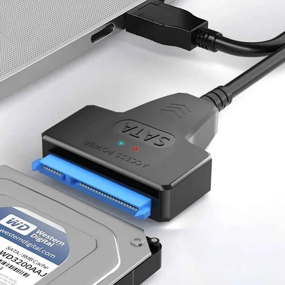 Адаптер кабеля USB 3.0 SATA До 6 Гбит/с Удлинитель Компьютерные кабели Разъемы Поддержка 2,5-дюймовых внешних SSD HDD Жестких дисков USB