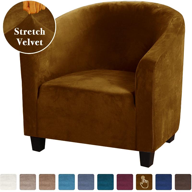Эластичный чехол для дивана, бархатный чехол для ванны, противоскользящий чехол для мебели, эластичная ткань, супер мягкий чехол для дивана
