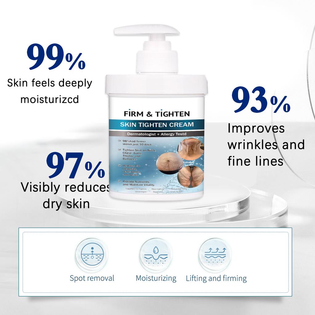 Firm Tighten Skin Tighten Cream,Skin Firming Rejuvenating Cream, Anti-Aging Neck And Shoulders Day&Night Body Cream.