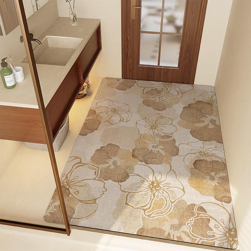 Диатомовая грязь абсорбирующий нескользящий коврик для ванной комнаты