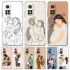 Baby Girl Mom Family Phone Case For Xiaomi Poco X5 NFC X3 F5 F4 F3 M3 14 13T 12T 12 13 Lite 11 Ultra Mi 10T 5G 11X Pro Cover