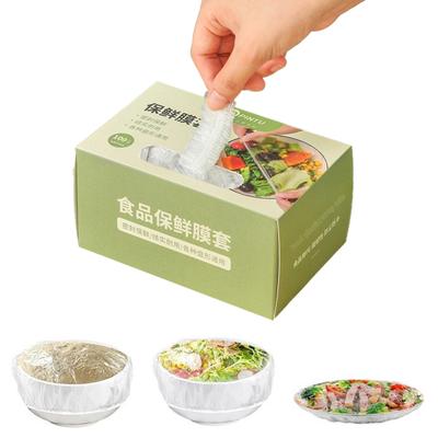 Пластиковые крышки для мисок, многоразовые эластичные чехлы для хранения пищевых продуктов, полупрозрачные цвета, эластичные крышки для хранения мисок для еды