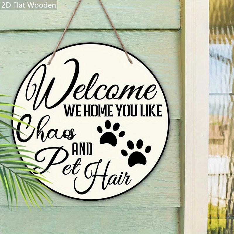 Деревянная приветственная табличка в деревенском стиле - Простая декоративная табличка для дома, комнаты и праздничного декора, для использования в помещении и на улице