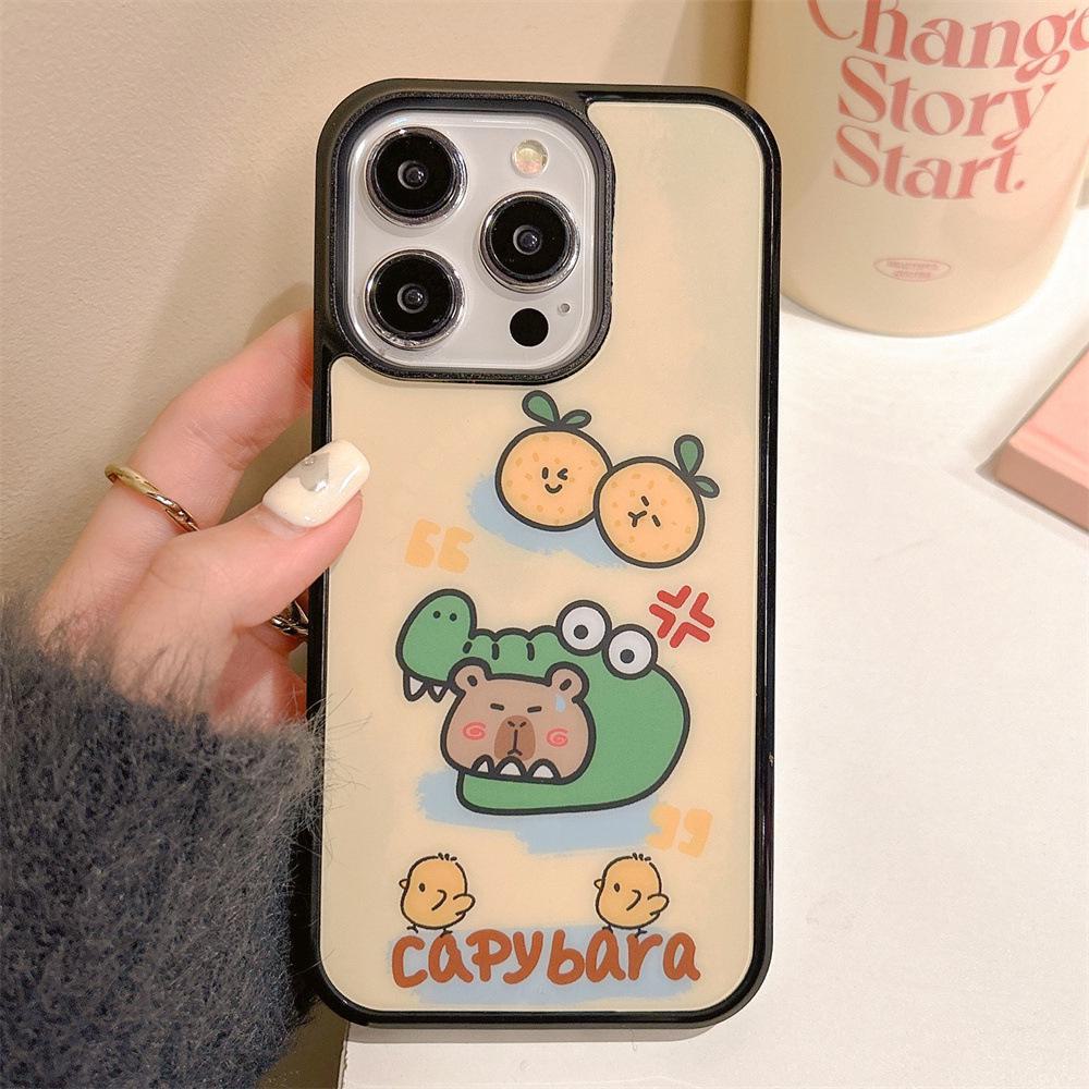 Иллюстрированный чехол с магнитным держателем для телефона Apple iPhone 15, подходит для iPhone 11/12/13 Pro Max. Разработан, чтобы быть мягким и защищать.