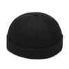 Vintage Brimless Dome Hats Unisex Fashionable No-Brim Cap Stylish Headwear for All Seasons Skullies Beanie Solid  Docker Cap