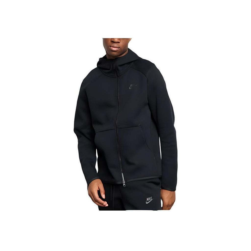 Nike Куртка с длинным рукавом и принтом логотипа на молнии Куртки унисекс, цвет черный 928483-010