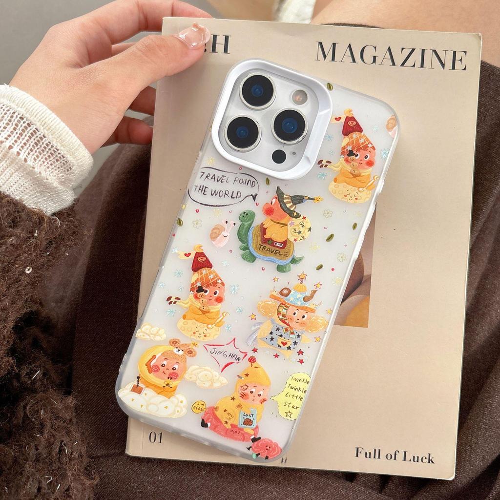 Мягкий чехол с полным покрытием «Звездное небо» для iPhone 15/14/13/12, Подходит для 16 Pro Max, Милый дизайн для пары
