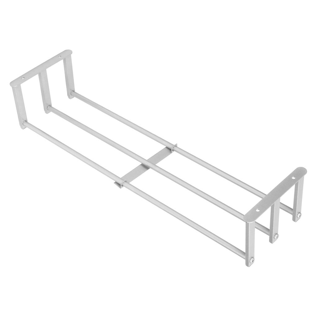 Bathroom Wall Towel Rack Wall Mounted 3 Bars Aluminum Alloy Rolled Towel Holder for Rolled Towels