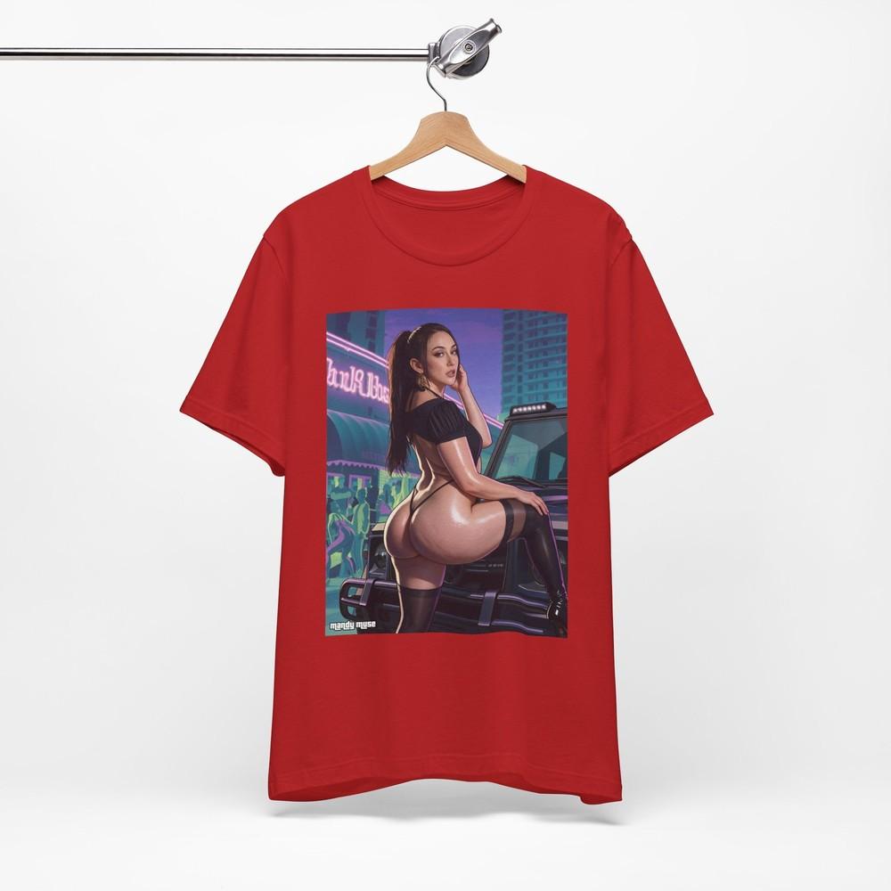 Mandy Muse Bikini Pinup T-Shirt | GTA 6 Graphic Streetwear Print Tee