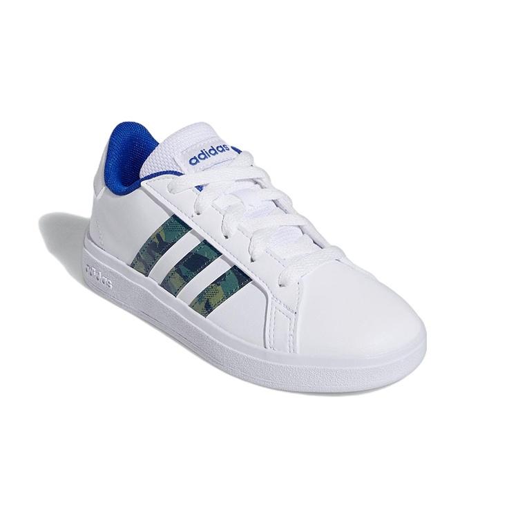 (GS) adidas Neo Grand Court Base 2.0 'Cloud White Royal Blue' Kids' GV6796